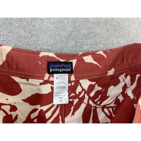 Patagonia Wavefarer Swim Surf Board Shorts (Men's 34) Red - 9" - Picture 3 of 9